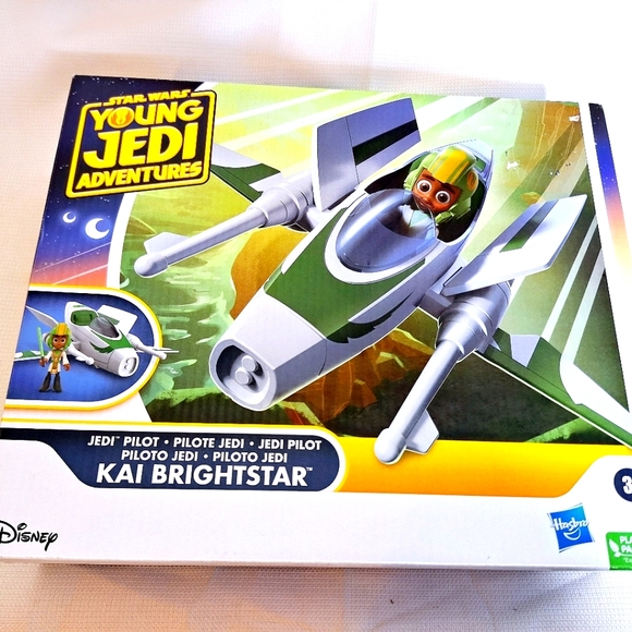 Star Wars Other - Star Wars brand"Piloting The Force" Young Jedi Adventures Kai and plane.